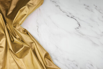 Naklejka premium Fabric drapery backdrop abstract background