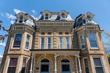 Fototapeta na wymiar Heritage House in Beverley Street, Toronto, Canada
