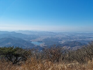 landscape with clouds