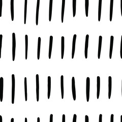 Set of grunge texture patterns of strips vertical and slanting. Hand drawn ink brush black and white stains design elements. Vector illustration for wallpaper, greeting card, wrapping paper, textile, 
