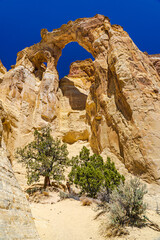 Grosvenor Arch, a beautiful example of an arch in the Grand Staircase Escalante National Monument