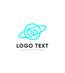 D and D links creative modern vector logo template