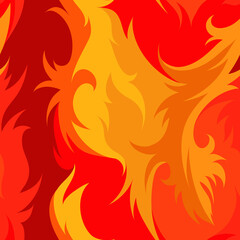 Vector illustration.Seamless abstract background with fire.EPS 8