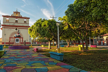 Obraz premium Iglesia de la Virgen de Guadalupe, León, Nicaragua.