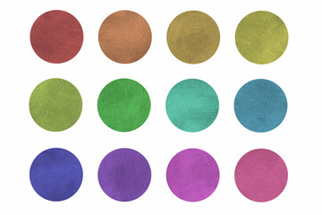 set of colorful eggs