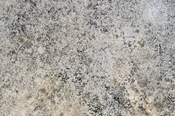 Old cement or concrete outdoor wall with stains and moldy for background and texture.