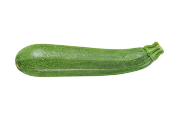 Fresh raw zucchini isolated on white background ,  clipping path included.