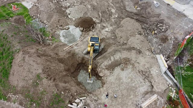 escavatore scavare pala buldozer 