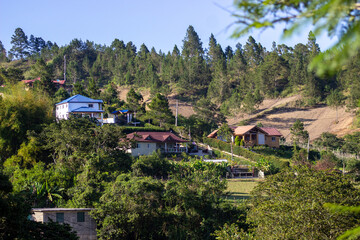 house in the mountains