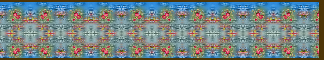 Obraz na płótnie Canvas Digital textile saree design and kaftan all type off design and colourfull background 