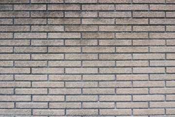 Damaged gray brick wall for vintage banner and design. Vintage wall material. brick background material. 