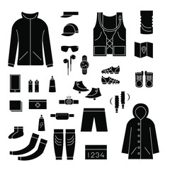 trail running mandatory gear icon