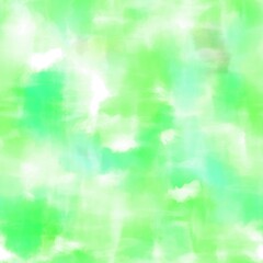 Seamless pastel tie dye swirl graphic motif pattern for print. High quality illustration. Faux cloudy random hippie culture delicate soft funky artistic digitally rendered bright vibrant dye design.