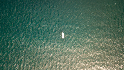 View of Boat in Ocean Near Tioman Island in Mersing Pahang Malaysia 1