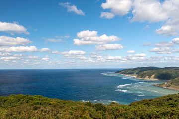 Fototapeta na wymiar 奄美大島の蒲生崎展望台からの眺望