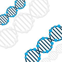 dna strands illustration