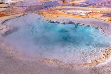 Grand Prismatic Spring in Yellowstone National Park