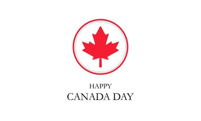 canada day background with maple leafs and canada flag. happy canada day vector