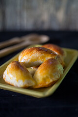 baking lots of spicy dried shredded pork bread
