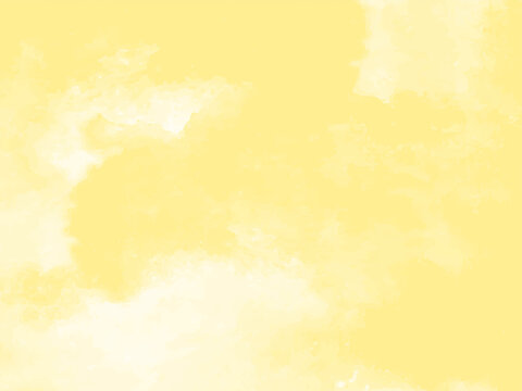 Modern Yellow Watercolor Texture Design Background