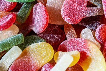 Bunte Fruchtgummi