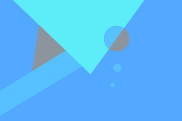 Blue abstract geometric background for banner, cover, poster, wallpaper, design with space for text. 