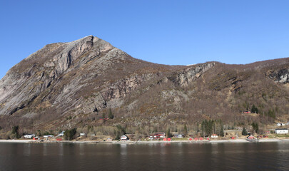 Norwegian coastline