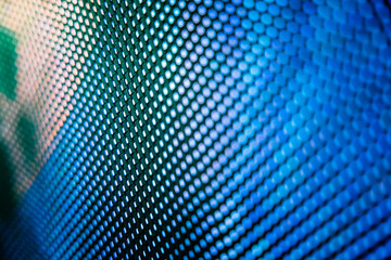 CloseUp LED blurred screen. LED soft focus background. abstract background ideal for design.