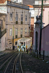 Fototapeta premium Tram in Lisboa, Portugal
