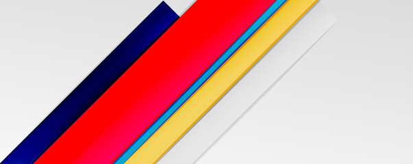 Color abstract lines trendy geometric background for business or technology presentation, internet poster or web brochure cover, wallpaper