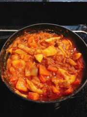 カレー、無水カレー、ストウブ、カレーライス