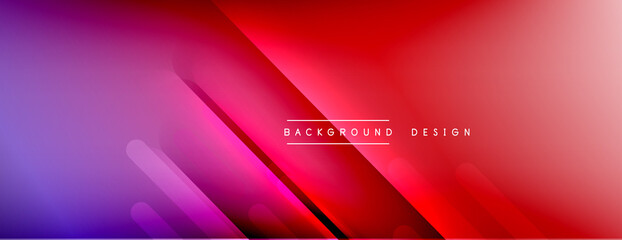 Dynamic lines abstract background. 3D shadow effects and fluid gradients. Modern overlapping forms