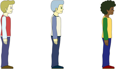 ソーシャルディスタンス（男性外国人）