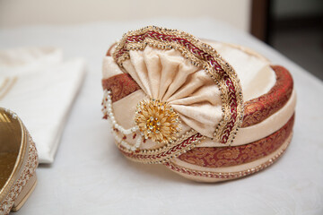 Indian wedding turban for the groom