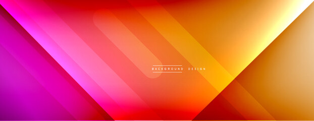Dynamic lines abstract background. 3D shadow effects and fluid gradients. Modern overlapping forms
