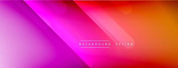 Dynamic lines abstract background. 3D shadow effects and fluid gradients. Modern overlapping forms