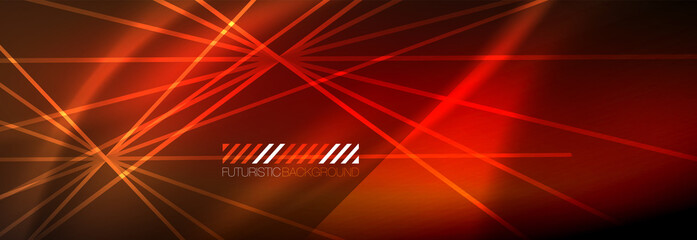 Neon dynamic beams vector abstract wallpaper background. Wallpaper background, design templates for business or technology presentations, internet posters or web brochure covers