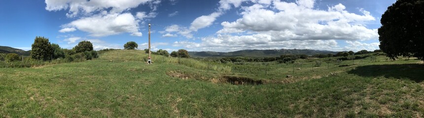 Landscape in Gallura, Sardinia, Italy