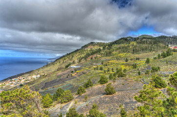 San Antonio Volcano, La Palma, HDR Image