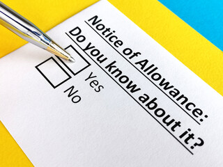 One person is answering question about notice of allowance.