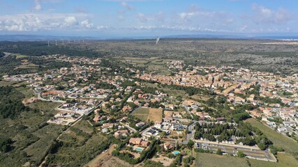 Village occitan dans le sud de la France,