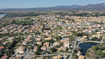 Naklejka premium Village occitan dans le sud de la France,