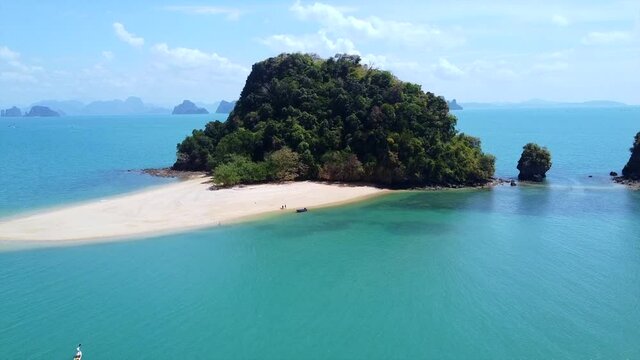 Koh Nok Island, Aerial view, Drone 2021, Koh Yao Yai, Koh Yao Noi, 