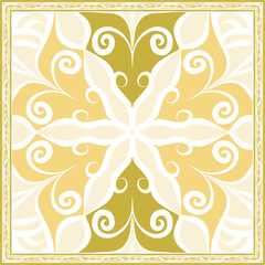 Design of hijab or scarf motifs with abstract patterns. can be used also for other fabric 