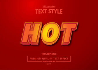Hot Illustrator Text Effect