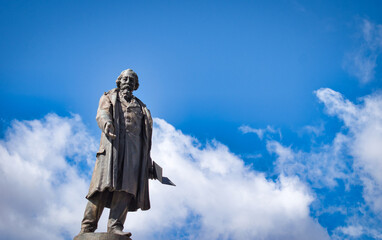 Homenaje de la ciudad de Valladolid al poeta y dramaturgo José Zorrilla, autor del drama...