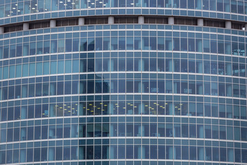 Multi-storey residential building built according to the city housing renovation program in Moscow. Russia