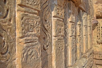 ruins of an temple in alwar,rajasthan,india,asia