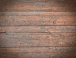 close up old texture painted wooden board. Selective focus