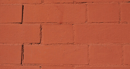 wide 4K red brick wall background